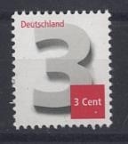 Bund, Michel Nr. 2964 postfrisch - Freimarke 3 Cent Ergänzungsmarke