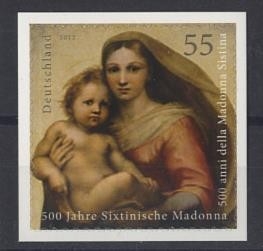 Bund, Michel Nr. 2965 postfrisch - Sixtinische Kapelle Madonna selbstklebend