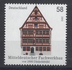 Bund, Michel Nr. 2970 postfrisch - Mitteldeutscher Fachwerksbau Dinkelsbühl