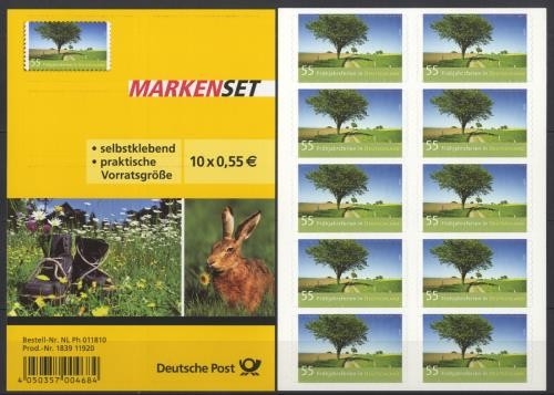 Bund, Folienblatt 22 postfrisch - Frühlingsferien
