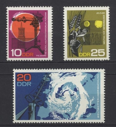 DDR, MiNr. 1343-1345 postfrisch Einzelmarken