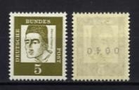 Bund Michel Nr. 347ya R postfrisch - Rollenmarke mit Nummer