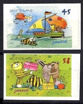 Bund, Michel Nr. 2995-2996 postfrisch - Janosch-Zeichnungen selbstklebend