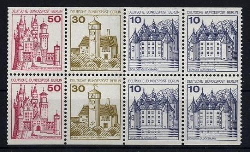 Berlin Heftchenblatt H-Bl. 18 postfrisch - Burgen & Schlösser 1977