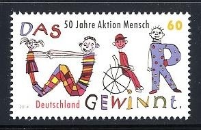 Bund, Michel Nr. 3072 postfrisch - 50 Jahre Aktion Mensch