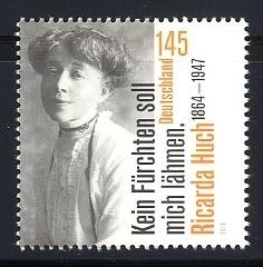 Bund, Michel Nr. 3093 postfrisch - 150. Geburtstag von Ricarda Huch