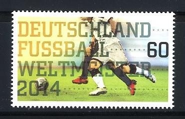 Bund, Michel Nr. 3095 postfrisch - Deutschland Fußball-Weltmeister 2014