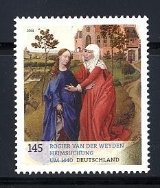 Bund, Michel Nr. 3119 postfrisch - Schätze aus deutschen Museen: Weyden - Heimsuchung