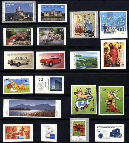 BRD / BUND 2015 selbstklebende Briefmarken postfrisch komplett