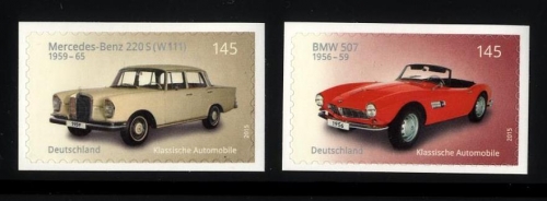 Bund, Michel Nr. 3147-3148 postfrisch - Klassische deutsche Automobile - selbstklebend