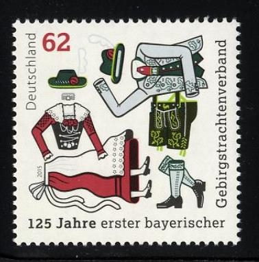 Bund, Michel Nr. 3159 postfrisch - Bayerischer Gebirgstrachtenverband Traunstein