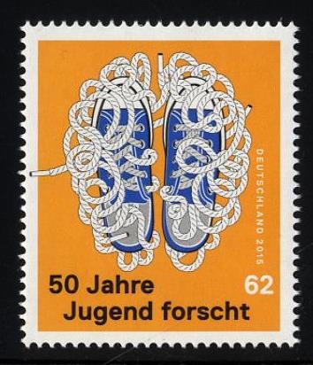 Bund, Michel Nr. 3160 postfrisch - 50 Jahre Wettbewerb Jugend forscht