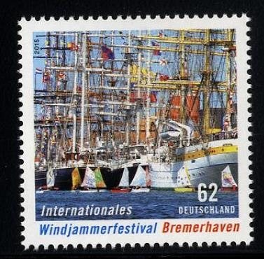 Bund, Michel Nr. 3172 postfrisch - Windjammerfestival, Bremerhaven