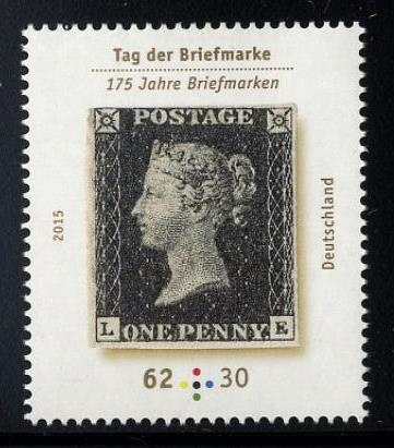Bund, Michel Nr. 3173 postfrisch - Tag der Briefmarke: 175 Jahre Briefmarken