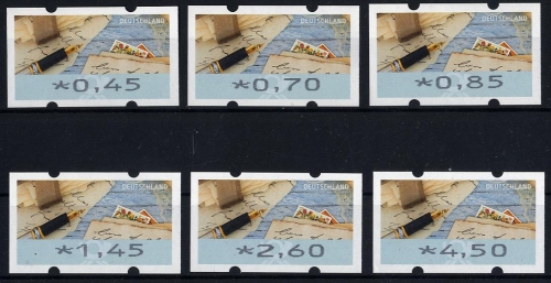 Bund, ATM 8 TS1 - Briefe Schreiben - 2017 postfrisch