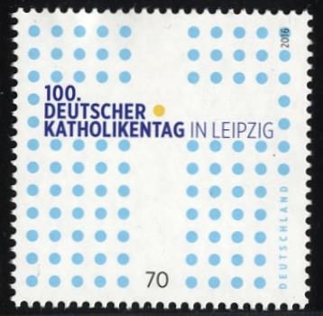 Bund, Michel Nr. 3239 postfrisch - 100. Deutscher Katholikentag, Leipzig