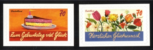Bund, Michel Nr. 3243-3244 postfrisch - Grußmarken - selbstklebend