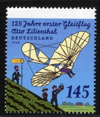 Bund, Michel Nr. 3254 postfrisch - Otto Lilienthal Gleitschirmflug
