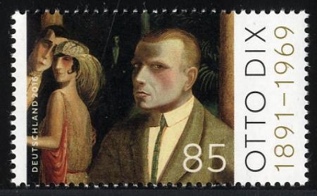 Bund, Michel Nr. 3267 postfrisch - 125. Geburtstag von Otto Dix