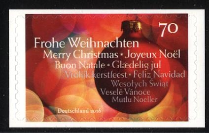Bund, Michel Nr. 3270 postfrisch - Christbaumkugel - selbstklebend