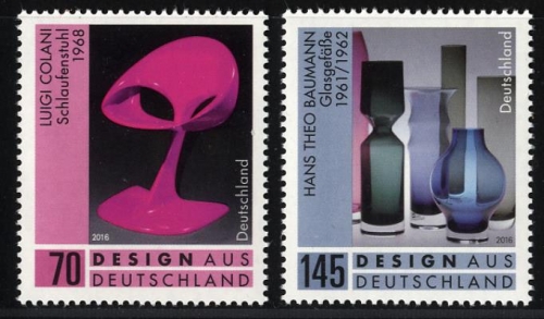 Bund, Michel Nr. 3271-3272 postfrisch - Design Colani, Baumann