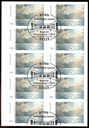 Bund, Folienblatt 32 gestempelt ESST - 3021 - Gerhard Richter