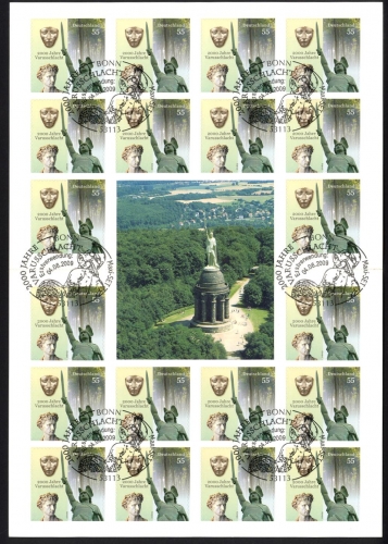 Bund, MH 79 gestempelt, MiNr. 2741, ESST Bonn - Varusschlacht Hermannsdenkmal