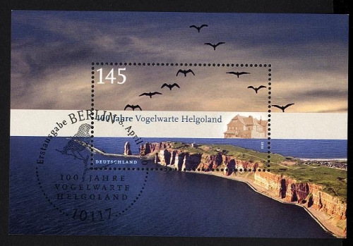 Bund, Block 77 gestempelt ESST BERLIN - Vogelwarte Helgoland