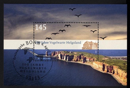 Bund, Block 77 gestempelt ESST BONN - Vogelwarte Helgoland