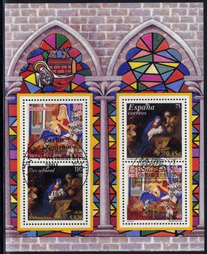 Bund, Block 56 - Weihnachten 2001 gestempelt ESST Berlin