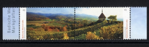 Bund, Michel Nr. 3336-3337 postfrisch - Panorama Badische Weinstraße