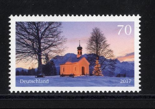 Bund, Michel Nr. 3344 postfrisch - Weihnachtliche Kapelle