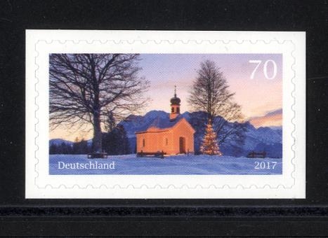 Bund, Michel Nr. 3346 postfrisch - Weihnachtliche Kapelle - selbstklebend