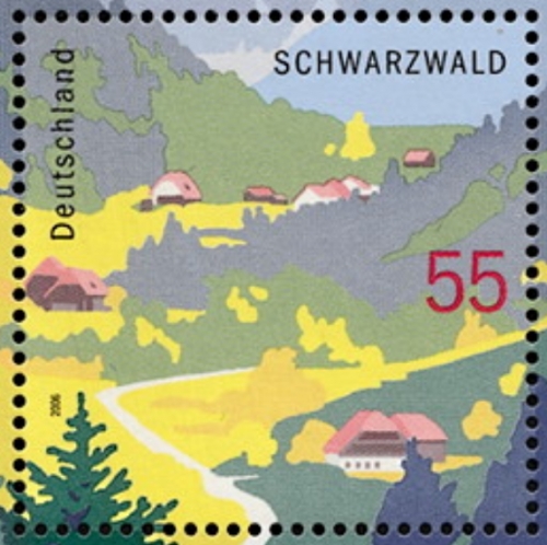 Bund, MiNr. 2554 postrisch - Einzelmarke aus Block 68 - Schwarzwald