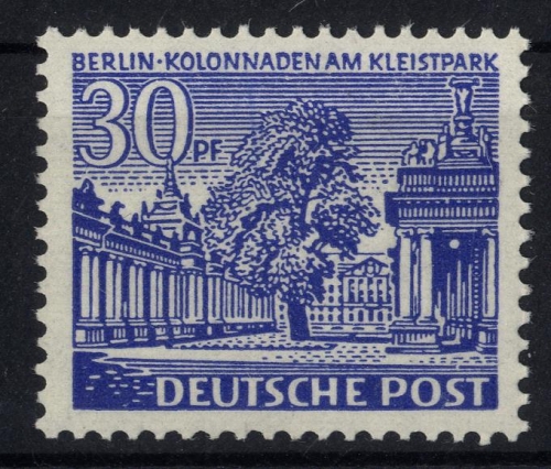 Berlin, Michel Nr. 51 postfrisch - 30 Pf. Kolonnaden am Kleistpark
