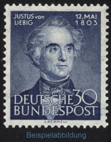 Bund, Michel Nr. 166 postfrisch - Justus von Liebig