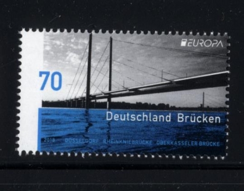 Bund, Michel Nr. 3383 postfrisch - Europa Rheinkniebrücke und Oberkasseler Brücke, Düsseldorf