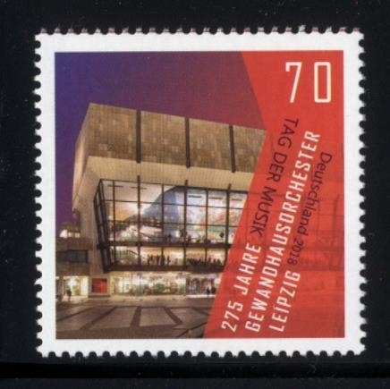 Bund, Michel Nr. 3385 postfrisch - 275 Jahre Gewandhausorchester, Leipzig