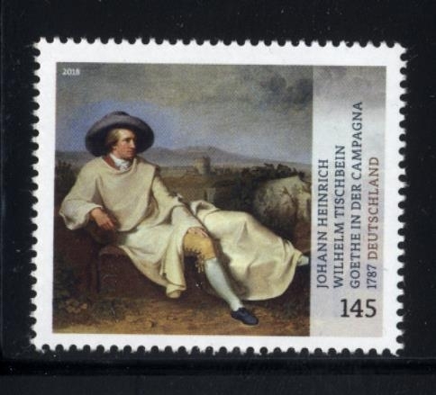 Bund, Michel Nr. 3393 postfrisch - Goethe in der Campagna, J.H.W. Tischbein