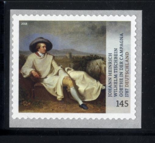 Bund, Michel Nr. 3397 postfrisch selbstklebend aus Rolle - Goethe (Tischbein)