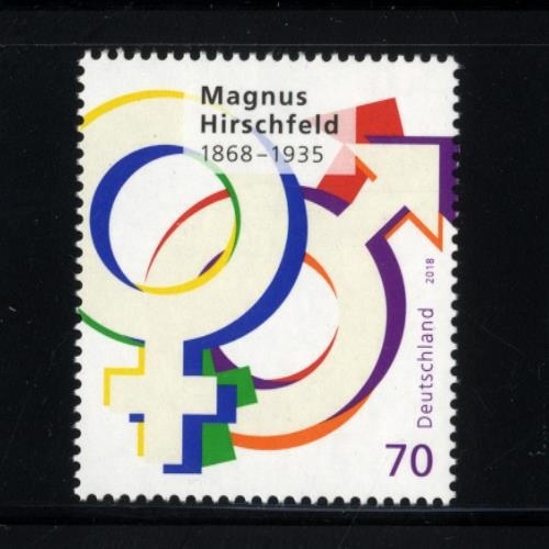 Bund, Michel Nr. 3403 postfrisch - 150. Geburtstag von Magnus Hirschfeld