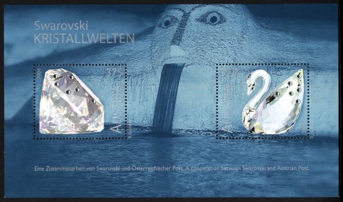 Österreich 2004 - Block 25 postfrisch - Swarovski Kristalle