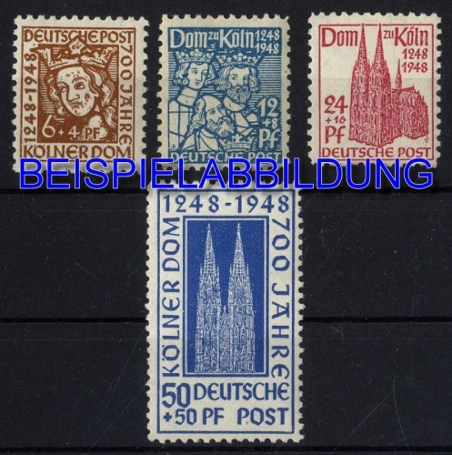 Bizone, Michel Nr. 69-72 postfrisch - Kölner Dom