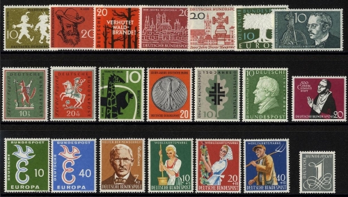Bund Jahrgang 1958 postfrisch komplett