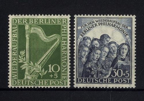 Berlin, Michel Nr. 72-73 postfrisch - Berliner Philharmonie