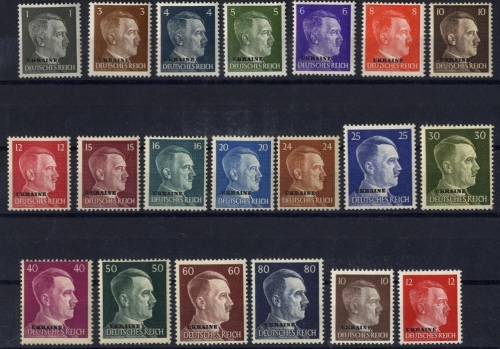 Deutsche Besetzung 2. WK - Ukraine MiNr. 1-20 postfrisch