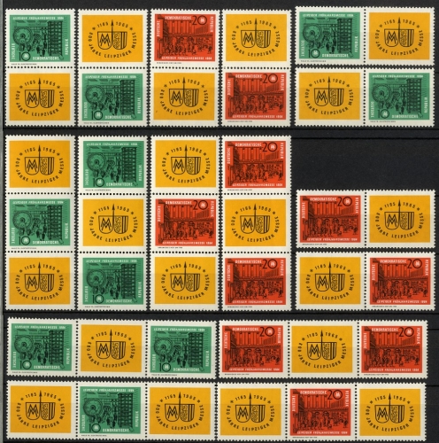 DDR MiNr. 1012-1013 Zusammendrucke WZd118-SZd51 postfrisch