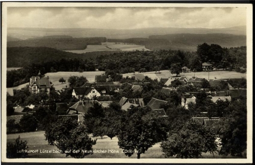 AK 6129 Lützelbach, Gasthof Pension zur Sonne, Brandau, 1936 gelaufen