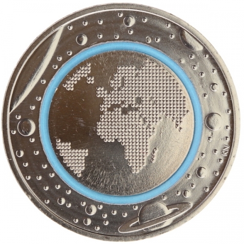5 EURO 2016 F - Blauer Planet Erde - bankfrisch in Kapsel