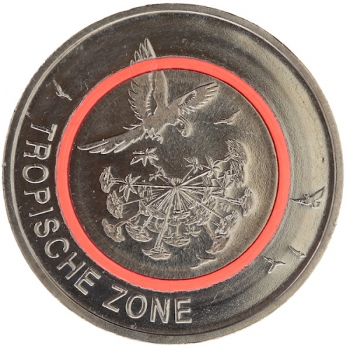 5 EURO 2017 G -Karlsruhe - Tropische Zone - banklfrisch aus Rolle